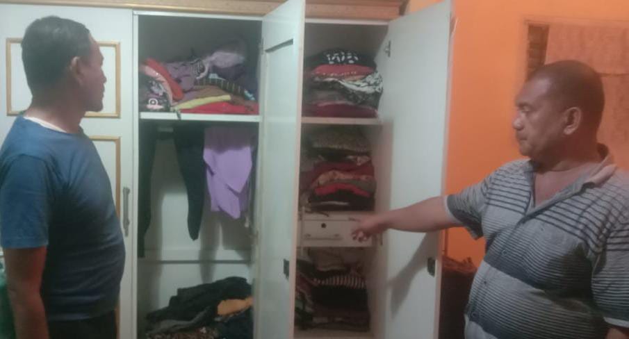 Personil unit reskrim Polres Asahan olah TKP dilokasi kejadian, (foto: humas polres)