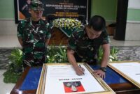 kunjungan kerja ke Kodim 0822 Bondowoso di Jalan Letnan Sutarman No. 06 Bondowoso, Jum'at (13/10/2023).