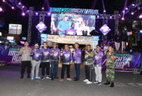 Pasca pandemi Covid-19 dua tahun terakhir, kegiatan rutin Pemerintah Kabupaten (Pemkab) Bondowoso Night Run kembali Di gelar. Sabtu (30/9/2023).