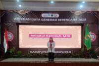 P3AKB Kabupaten Bondowoso mengucapkan selamat datang di apresiasi Duta genre generasi berencana Kabupaten Bondowoso