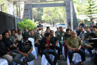 Komandan Dandim 0822 Bondowoso Letkol Arm Suhendra Chipta M. Tr., Hanla., gelar coffe morning bersama awak Media Mitra Kodim 0822 Bondowoso.