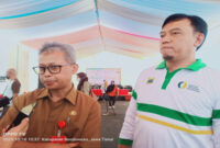 Pemerintah Kabupaten (Pemkab) Bondowoso mengadakan Gerakan Pangan Murah (GPM), di Alun - alun Ki Ronggo, Senin (16/10/2023).