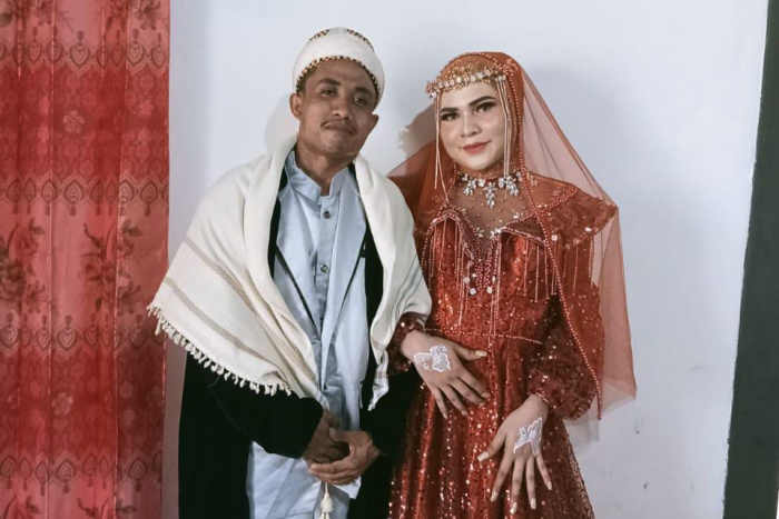 Photo sepasang pengantin